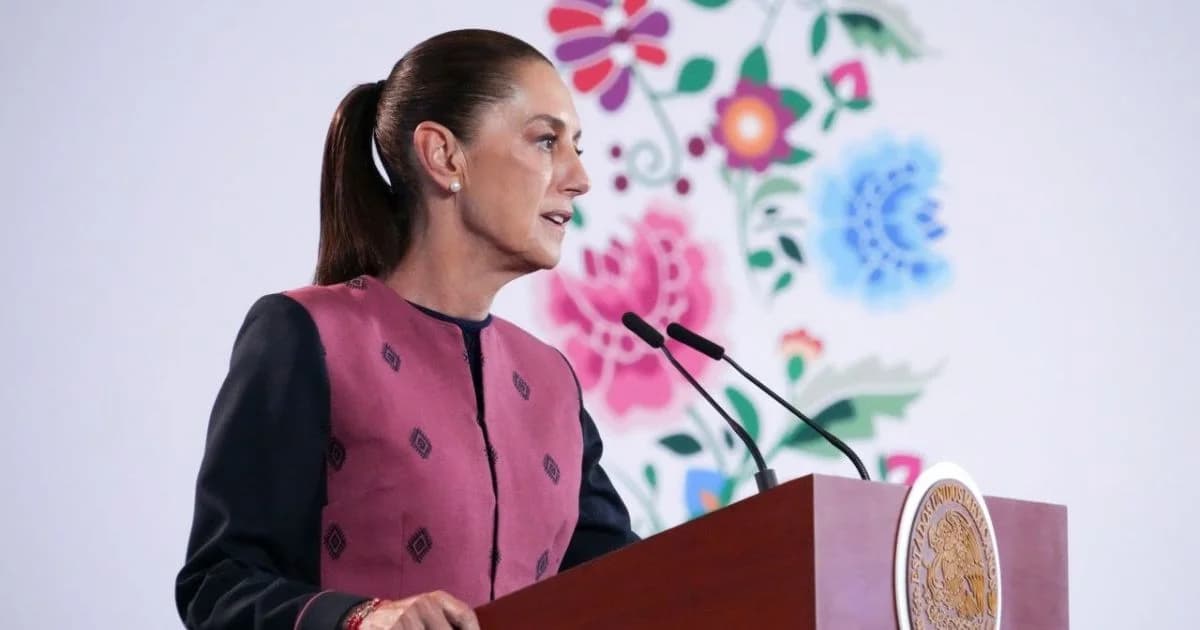 Claudia Sheinbaum durante la Conferencia del Pueblo del 22 de septiembre de 2026
