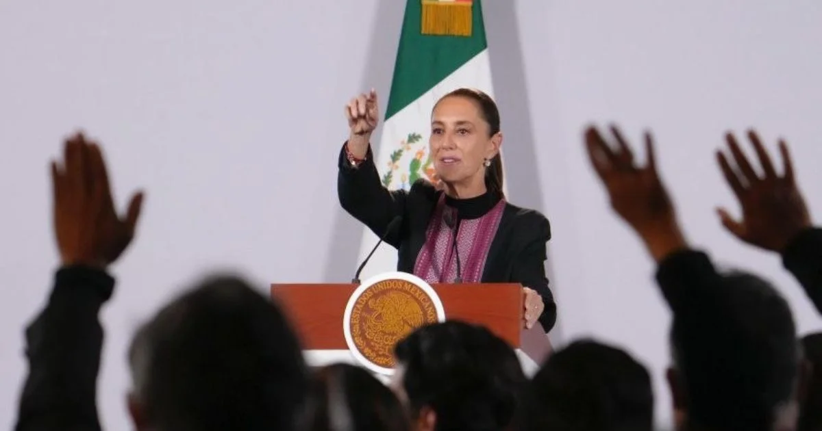 Claudia Sheinbaum durante la conferencia matutina del 17 de septiembre de 2026