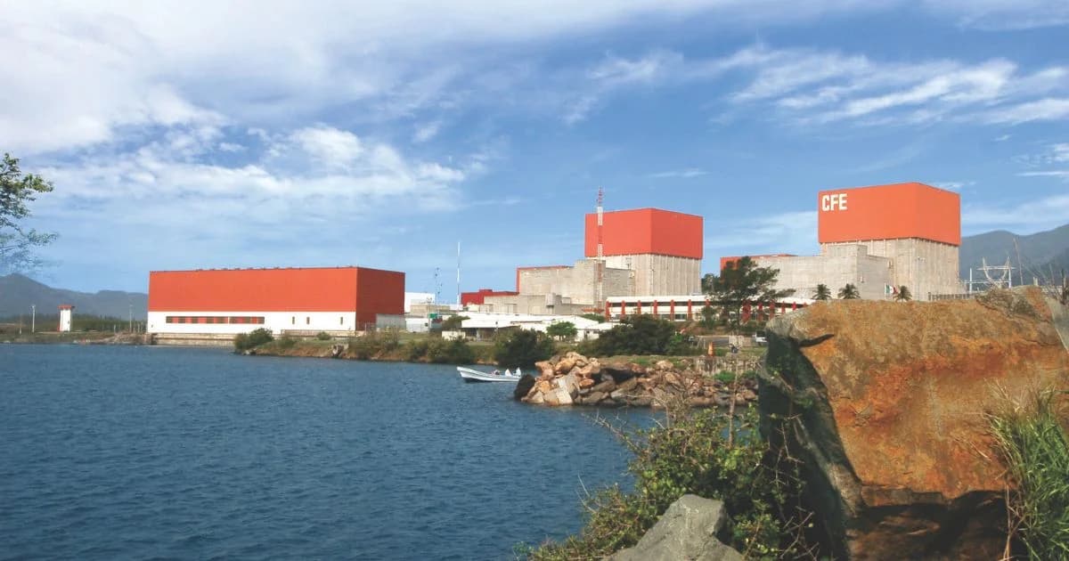 Central Nucleoeléctrica Laguna Verde de la CFE en Veracruz, junto al litoral