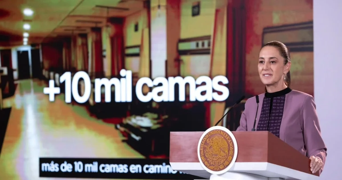 Presentación presidencial de cifras sobre nuevas camas hospitalarias