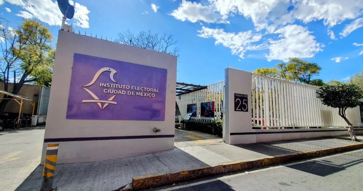 Fachada del Instituto Electoral de la Ciudad de México